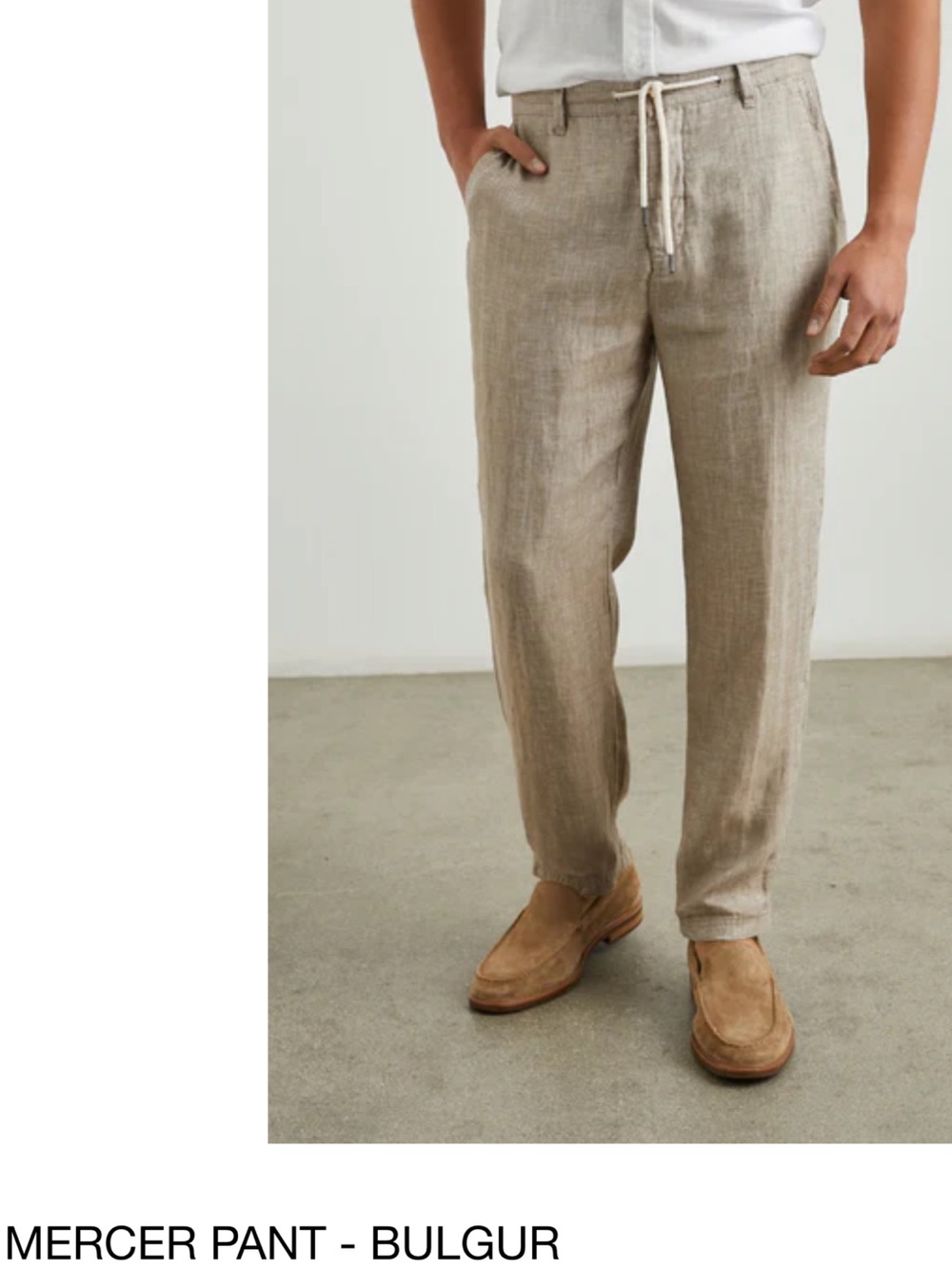 Rails - Bulgur Men's Linen Trousers